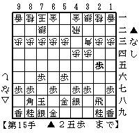 居飛穴対四間飛車の基本図