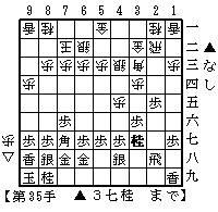 三間→向かい・穴熊に入ってから△４五歩